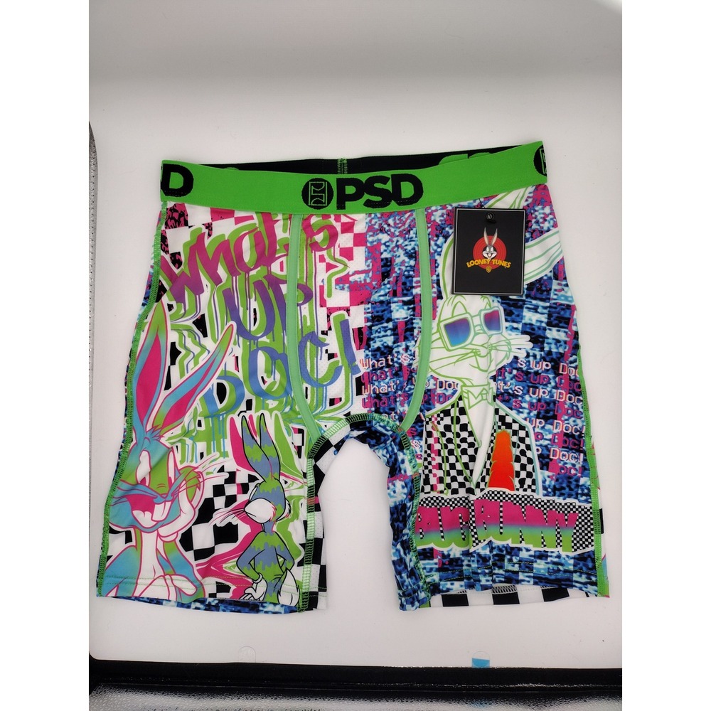 PSD Mens Looney Tunes Bugs Bunny Whats Up Doc Boxer Briefs Small New